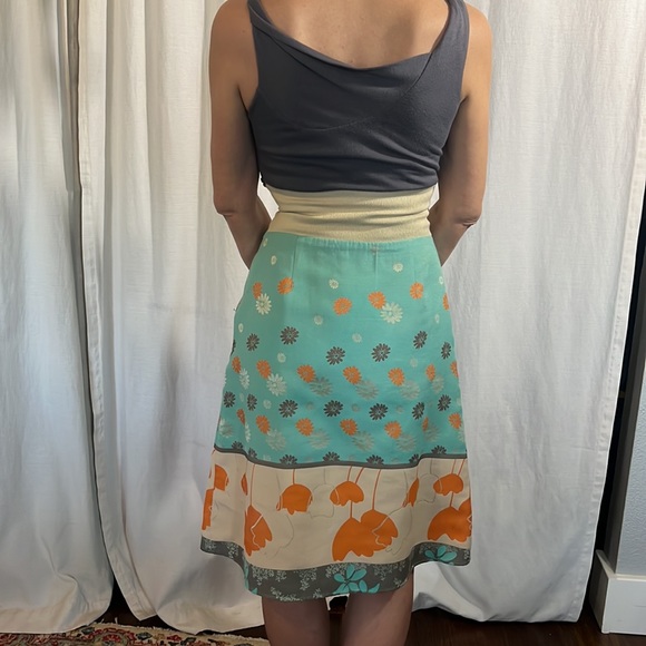 Eva Franco Jersey Knit & Floral Dress, S2 - Picture 4 of 7